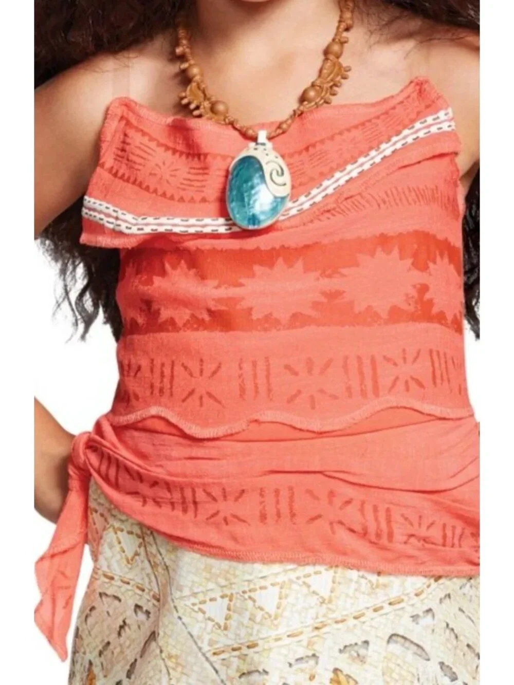 DISNEY PRINCESS MOANA Girl's XS Costume SIZE 4-5 Cosplay NEW